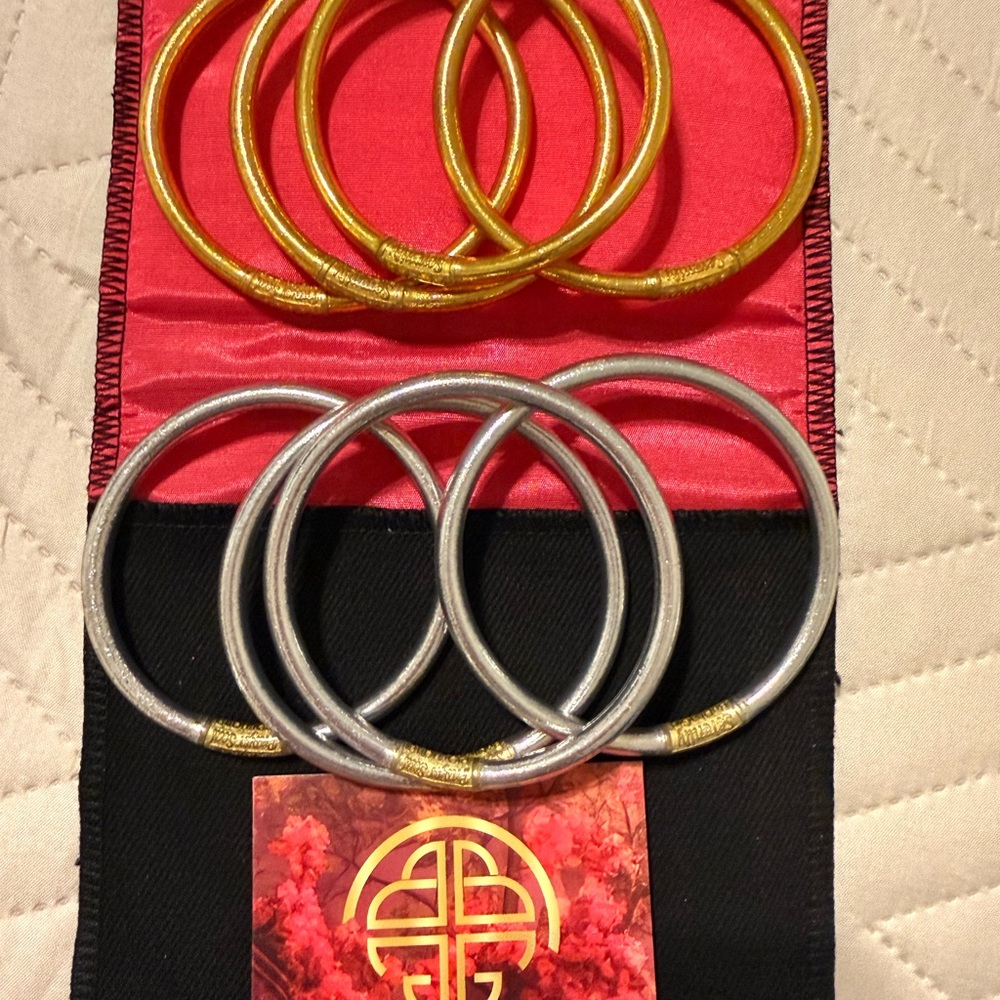 Chic Gold And Silver Bangles Set - image 1